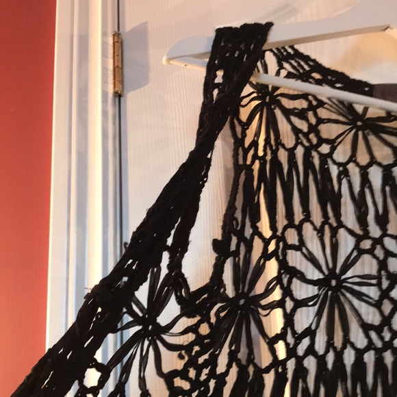 Free people vest fringe bathing suit wrap cover xs a m l - Picture 3 of 3